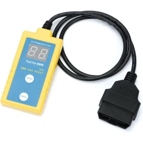 Airbag Scan Reset Tool, B800 SRS OBDII 20PIN Diagnostic Repair Scanner Code Reader compatible con BMW 1994-2003, Reset Dashboard SRS Airbag Light