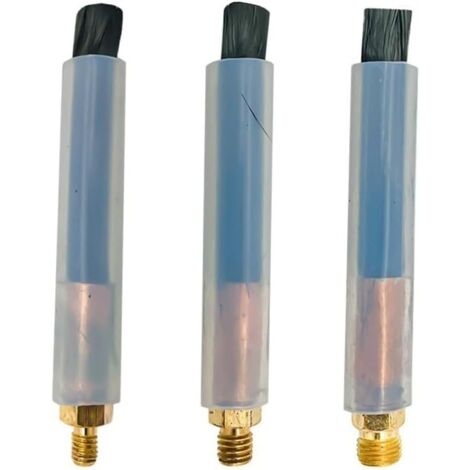 cepillos de soldadura de fibra de carbono para máquina de limpieza de soldaduras de 6 mm, 8 mm y 10 mm (C)
