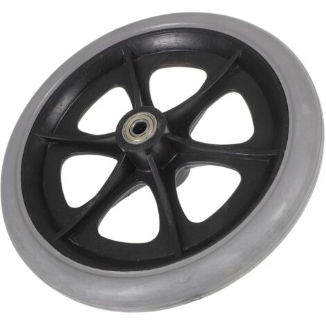 Rueda Delantera De Repuesto Para Silla De Ruedas Rueda Giratoria De 8 Pulgadas Ajuste Universal Silenciosa Suave Y Resistente Neumático Sólido