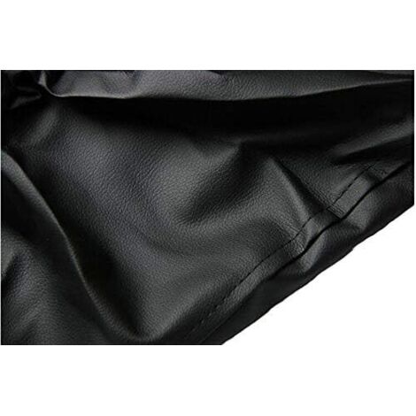 Cubierta universal de PVC para rueda de repuesto de 13 pulgadas, diámetro de 55 a 58 cm (22 a 23,2 pulgadas), color negro (1/4)