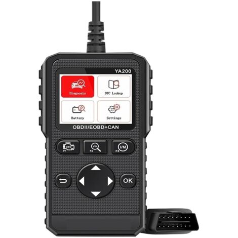 Diagnóstico de fallas del vehículo, herramienta profesional de diagnóstico automotriz, búsqueda de DTC, lector de códigos del sistema del motor, escáner YA200 OBD2 (1/5)