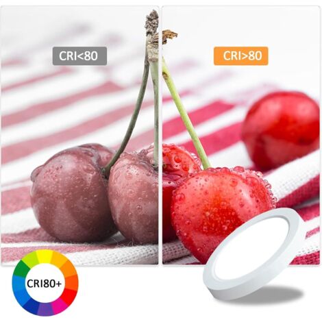 NIBSHOOM Plafon LED Techo Redonda Plana 6500K,18W/1800LM/IP44 Resistente Al Agua Lámpara De Techo,Modernos Sencillo Plafones Para Techo LED Para Baño Salon Cocina Dormitorio,220 * 17mm