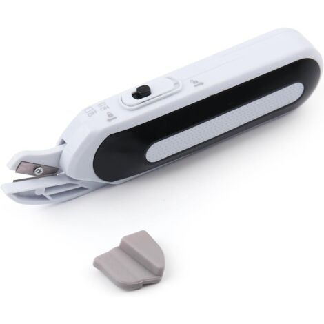 Tijeras de costura eléctricas, tijeras eléctricas portátiles, tijeras multiusos eléctricas de doble potencia para coser en casa, tijeras para cortar tela, cuero, tela y papel.