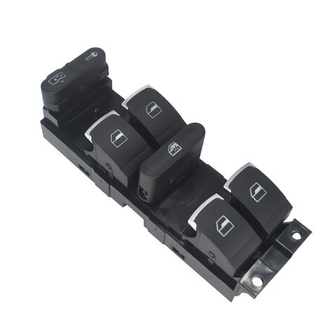 Interruptor de ventana aplicable para Golf MK4, botón de elevación de ventana para Jetta Caddy Passat 1J4959857 3BD959857 (1/5)