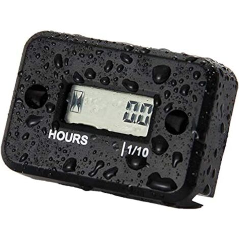 Medidor de tiempo impermeable para motocicletas, motocross, motos de nieve (1/5)