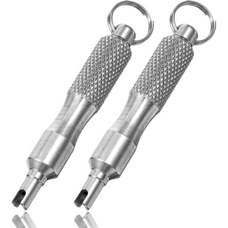2 Pièces Portátil Herramienta De Extracción De Núcleo De Válvula, Herramienta De Núcleo Válvula Neumático Herramienta Vástago Válvula Neumático Herramienta Desmontaje Válvula Neumático (1/5)