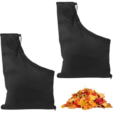 2 Piezas Bolsa para Aspiradoras de Hojas Bolsa de Recolección de Hojas Bolsa de Recogida de Hojas con Cremallera Bolsa Soplador de Hojas Universal Bolsa de Almacenamiento para Soplador de Hojas