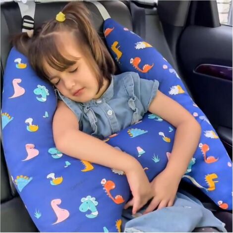 Almohada de viaje para niños, almohada de viaje para niños, almohada para el coche para niños, almohada para el coche para niños, almohada para el coche para niños H, reposacabezas para el coche para (1/5)