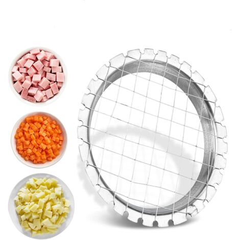 1 picadora de huevos, acero inoxidable, cortador de huevos, cortador de frutas, cortador de ensalada, cortador de tomates, patatas, champiñones, cortador de huevos (1/5)