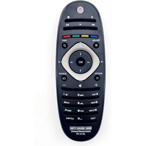Mando a distancia universal de repuesto 242254990301 para televisores LED Philips 26PFL3606H/12, 32PFL3506H/12, 32PFL5406H/12, 42PFL3606H/12, 47PFL4606H/12, 22PFL3206H/12, 32PFL6 606K/02 y 40PFL5606H/ (1/5)