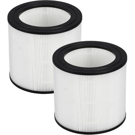 Paquete de 2 filtros de repuesto FY0611 compatibles con el purificador de aire Philips serie 600 AC0650/10, AC0651/10, filtro HEPA de repuesto FY0611/30