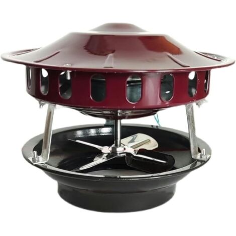 Extractor de humos para chimenea doméstica en azotea, ventilador de inducción para chimenea, ventiladores de chimenea ignífugos de 80 W / 100 W, 80 W
