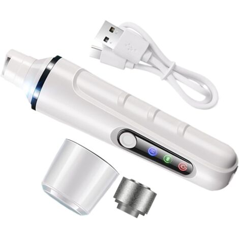 Lima de uñas para perros con luz LED Carga USB Incluye cabezal de repuesto Ideal para el hogar, el baño, viajes, camping y gatitos (1/5)