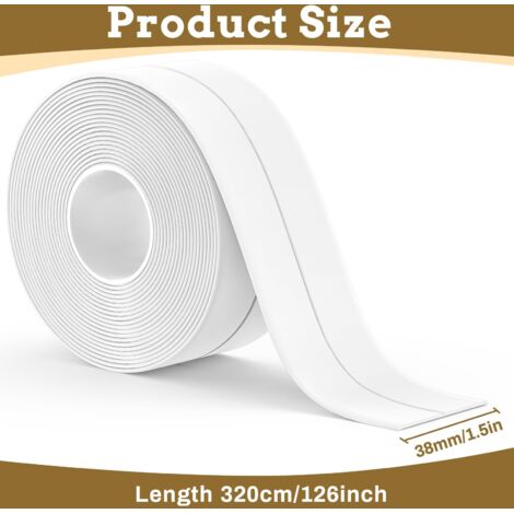 Cinta De Sellado Autoadhesiva Para Puertas Y Ventanas, 20 Mm