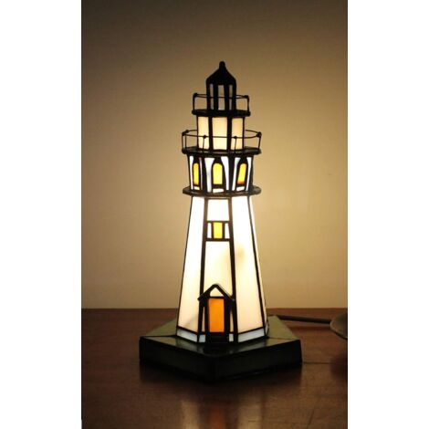 Lámparas de mano de cristal con forma de pagoda, lámparas de mesa de noche Tiffany tintadas, lámparas de escritorio, luces nocturnas, lámparas decorativas para bar