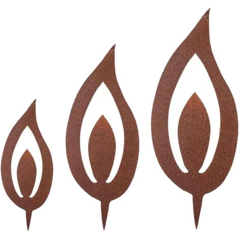 Portavelas de hierro forjado con 3 velas decorativas, estilo vintage, ideal para jardín o patio. Perfecto para decorar plantas y crear un ambiente acogedor y festivo. (1/5)