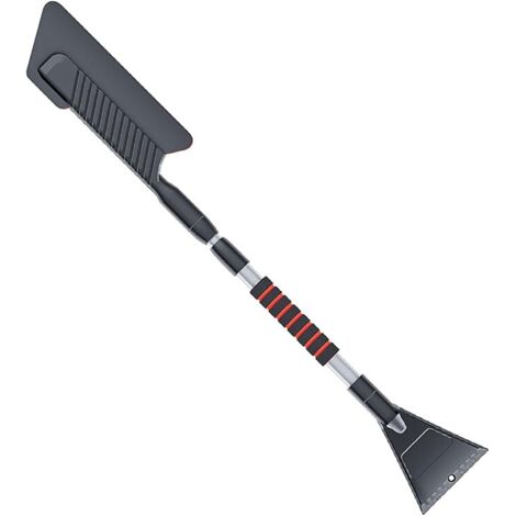 Rascador de hielo para parabrisas de coche, rascador de limpieza extensible Escobilla quitanieves - Para autocaravanas, coches, camiones, parabrisas, ventanas de casas, limpieza de vehículos en invie
