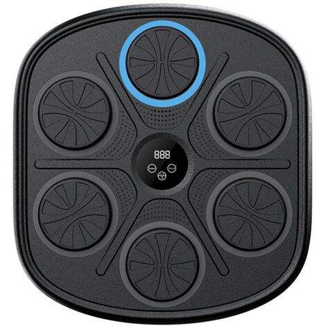 Máquina de boxeo musical, diana de boxeo musical de pared con guantes, máquina electrónica de entrenamiento para adultos y niños, para el hogar, interiores y gimnasio.