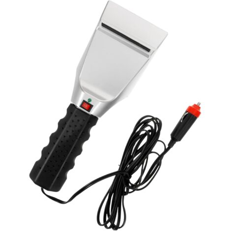 Rascador de nieve eléctrico para coche con pala ligera y eficiente: multifuncional para eliminar la nieve y el hielo del parabrisas en invierno.