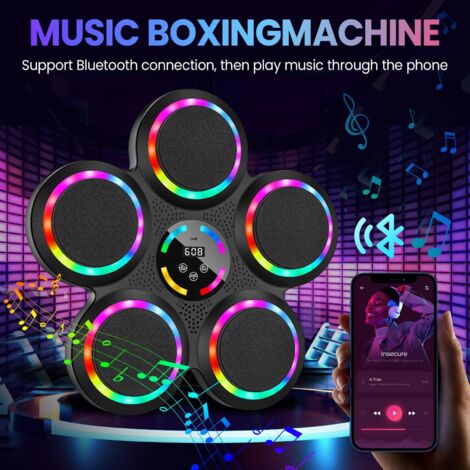 Máquina De Boxeo Musical Mejorada Para Adultos Y Niños, Máquina De