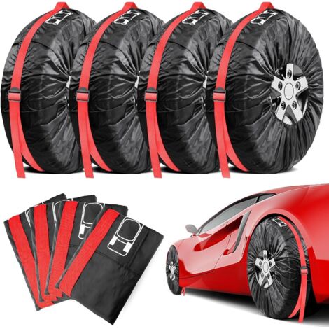 Juego de 4 fundas para neumáticos de 18 a 22 pulgadas. Funda para rueda de repuesto. Fundas para neumáticos de coche (diámetro de 80 cm). (1/5)