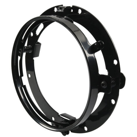Soporte de faro redondo de 7 pulgadas para motocicletas Harley Wrangler y BJ40 (1/5)