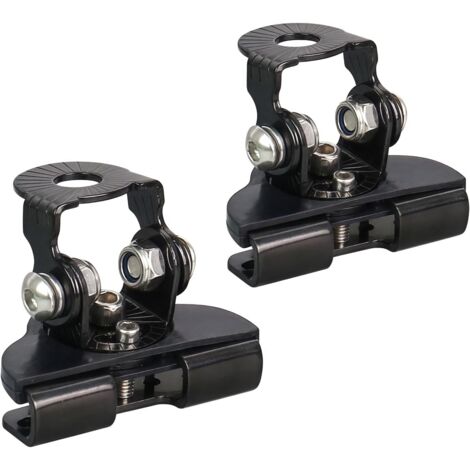 Soportes de barra de luz LED, soportes de montaje para faros LED, resistentes a la corrosión, abrazadera de aleación de aluminio para faros/matrículas, para la mayoría de automóviles, camiones, SUV, 2 (1/5)