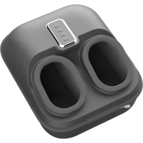 Shiatsu voetmassageapparaat met afstandsbediening, 6D-kneedfunctie, rollers en pneumatische compressie, 3 intensiteitsniveaus voor vermoeide spieren en voetzolen, therapie (1/5)