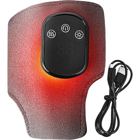 Voetmassageapparaat, Ergonomisch voetmassageapparaat voor enkelverlichting, Elektrisch voetmassageapparaat met drie functies en 3 vibratiestanden (1/5)