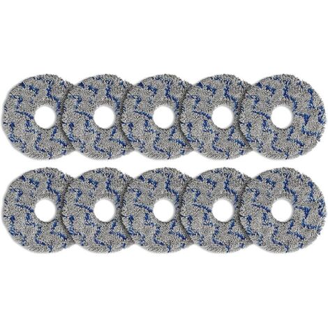 FOREHILL (10 Stück) waschbare Tücher für ECOVACS DEEBOT X5 OMNI/ N30 Pro Omni/ T30 Pro Max/T30 Pro Omni/T30S/ T30S Combo/X2 Omni (1/5)