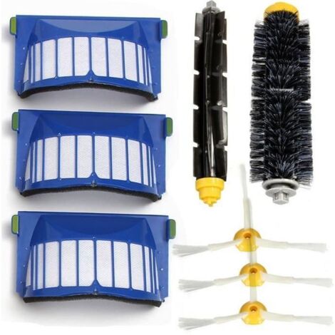 8-teiliges Set Bürsten für iRobot Roomba Saugroboter der Serien 600, 620, 630, 650 und 680 (1/5)