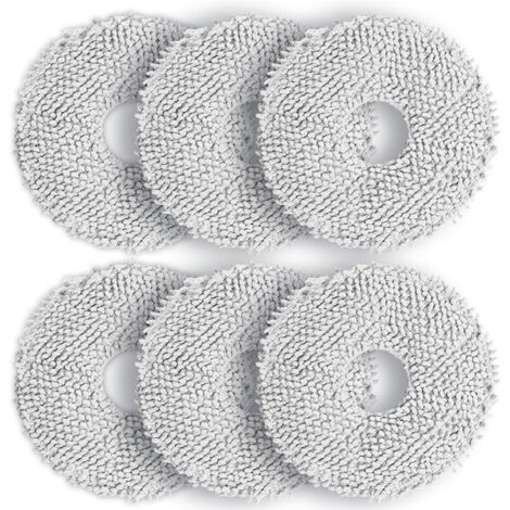 FOREHILL Reinigungspads für Ecovacs T30 PRO OMNI, 6 Stück waschbare Ersatzpads für DEEBOT T30 OMNI T30S T30S PRO T30S COMBO T3 (1/5)