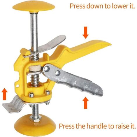 2er-Pack Arbeitsspararm Jack – 440 LBS Hubkraft, 12 Zoll Höhenversteller Für Fenster, Türen, Fliesen & Möbel (silber)