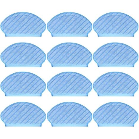 FOREHILL 12er-Pack Ersatz-Mikrofasertücher, kompatibel mit Ecovacs Deebot OZMO 920, 950, T5, T5 Ma Saugrobotern (1/5)