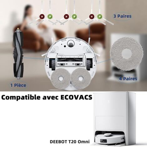 22-teiliges Zubehörset Für ECOVACS DEEBOT T20 Omn Produktbild-Vorschau 3