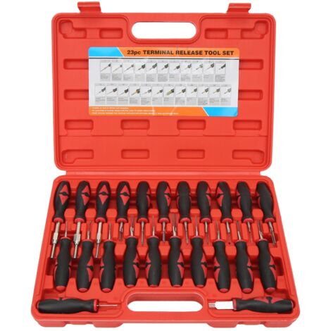 FOREHILL 23-teiliges Terminal-Entriegelungsset, Chrom-Finish, rostfrei, komfortabler Griff, tragbarer Ersatz für Benz (1/5)