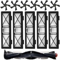 FOREHILL Zubehör für Neato Botvac D-Serie D3 D5 D7 D75 D80 D85 Ultra Performance Saugroboter Filterbürsten Ersatzteile