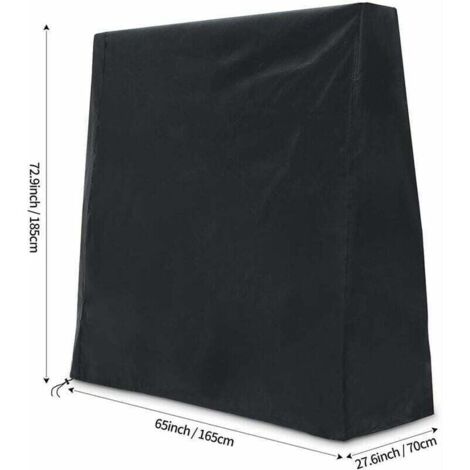 Copertura Impermeabile Per Tavolo Da Ping Pong 165x185x71 Cm - Antipolvere E Resistente Ai Raggi UV - Protezione Da Esterno