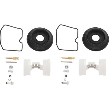 2 kit di riparazione carburatore con membrana e galleggiante per Ninja EX250 250R 2001-2012 (1/5)