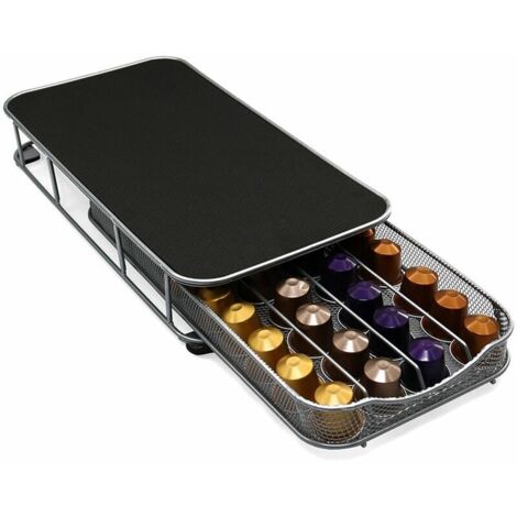 Cassetto porta capsule - Porta capsule di caffè - Capacità 40 capsule - Adatto per uso domestico e in ufficio (1/5)
