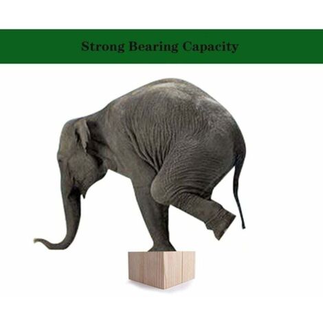 Set Di 4 Rialzi Per Mobili In Legno, Rialzi Per Letto, Piedini Di Sollevamento Per Mobili Per Scrivania Letto Dimensioni 5x5x5 Cm 89776433