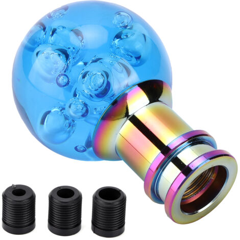 Pomello del cambio per auto FOREHILL in metallo acrilico blu scuro per modifiche e manutenzione automobilistica - Universale (1/5)