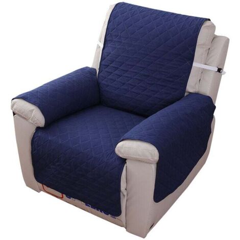Copridivano reclinabile FOREHILL a 1 posto, copridivano reclinabile impermeabile per camera da letto (blu navy 55×200)