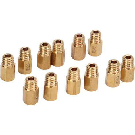 Kit 20 Getti Pilota Lenti Per Carburatore MIKUNI VM TM TMX - Misure Da 12.5 A 60 - Ricambio Metallo - 3