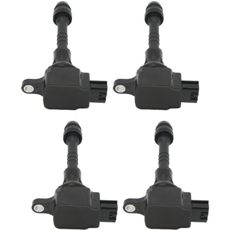 FOREHILL Set di 4 bobine di accensione ABS di ricambio per auto 22448-6N015 per Nissan Sentra 1.8L L4 2002-2006