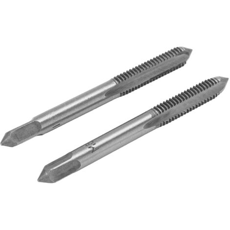 FOREHILL Set di 2 maschi per macchine metrici in acciaio rapido, 3 scanalature dritte, utensile