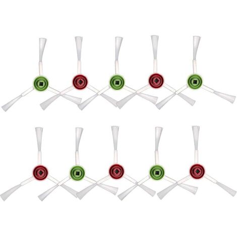 FOREHILL (10 pezzi) Spazzola laterale di ricambio T20 Omni compatibile con ECOVACS DEEBOT T20 Omni / T20e Omni / X1 Omni / X1 Omni (bianco) (1/5)