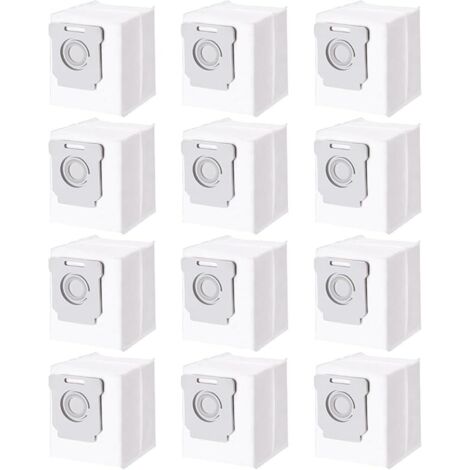 Confezione da 12 sacchetti per aspirapolvere per iRobot Roomba i7 i7+ i3 i3+ i4 i4+ i6 i6+ j7 j7+ i8 i8+S9 S9+ E5 E6 E7, accessori per sacchetti antipolvere (1/5)