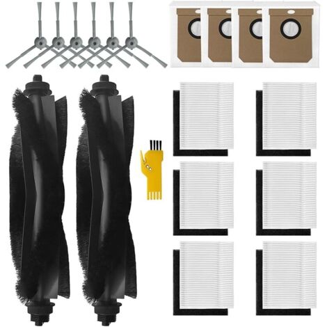 Kit di accessori aotengou per eufy L60 L50 L60 SES L50 SES Robot Aspirapolvere Ricambi 18 confezioni 2 spazzole principali, 6 filtri, 6 spazzole laterali, 4 sacchetti per la polvere (1/5)