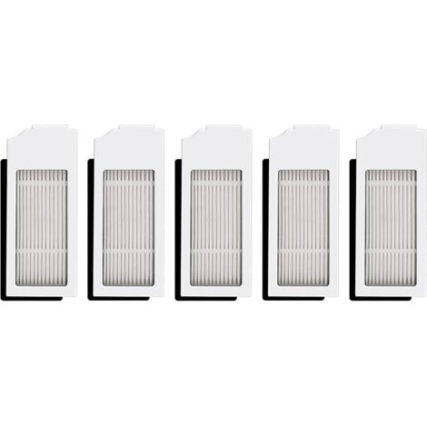 FOREHILL (5 pezzi) Filtri HEPA bianchi N20 Plus compatibili con ECOVACS DEEBOT N20 Plus/ N20 Pro Plus/ X1 Omni/ X1 Omni/T10 Plus/T10 Turbo (1/5)